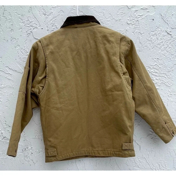 Gap Kids Long Sleeve Button Down Collared Outerwear Jacket Beige Sz M Aged 7 - Picture 2 of 7